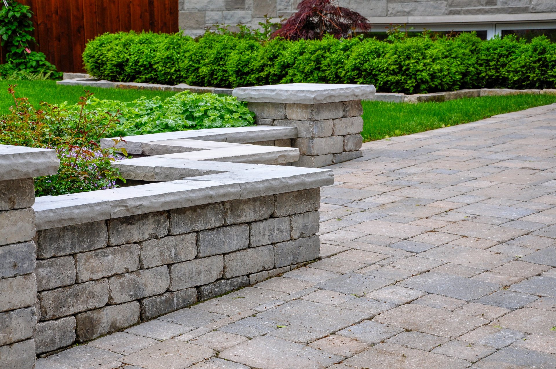 SouthBuilt LLC concrete and hardscape project